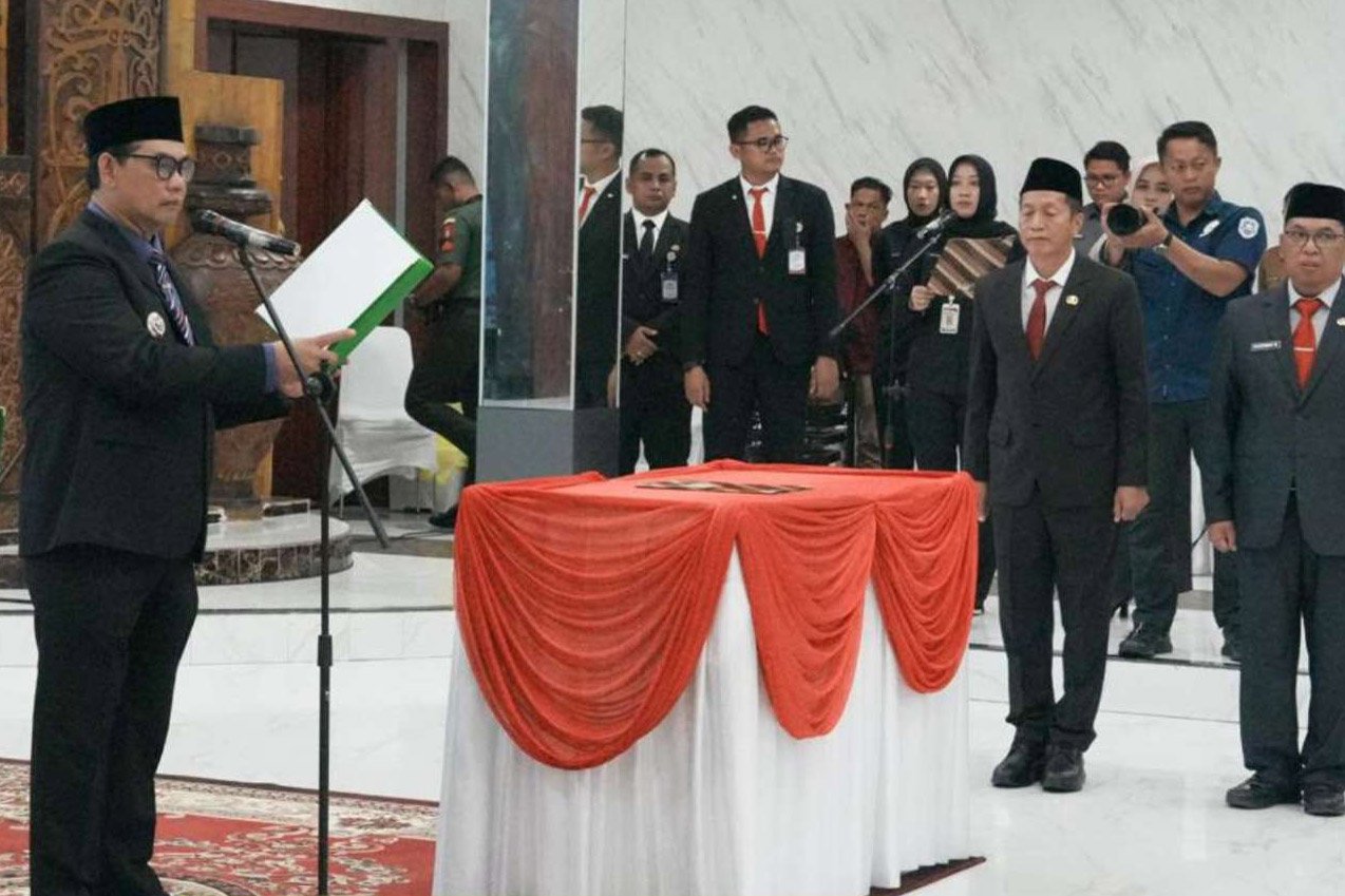 Bupati Shalahuddin Lantik Pejabat Baru Kabupaten Barito Utara