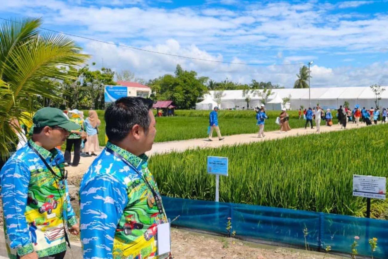 Kunjungi Gelar Teknologi PENAS XVII, Wabup Dorong Pengembangan Pertanian dan Perikanan yang Modern di Barito Utara