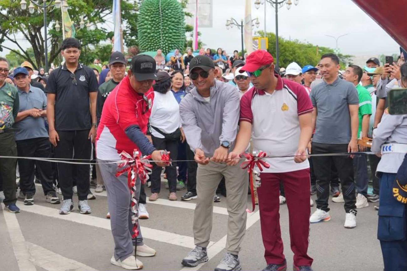 Launching CFD, Bupati Barito Utara Dorong Gaya Hidup Sehat dan Dukung Pengembangan UMKM Lokal