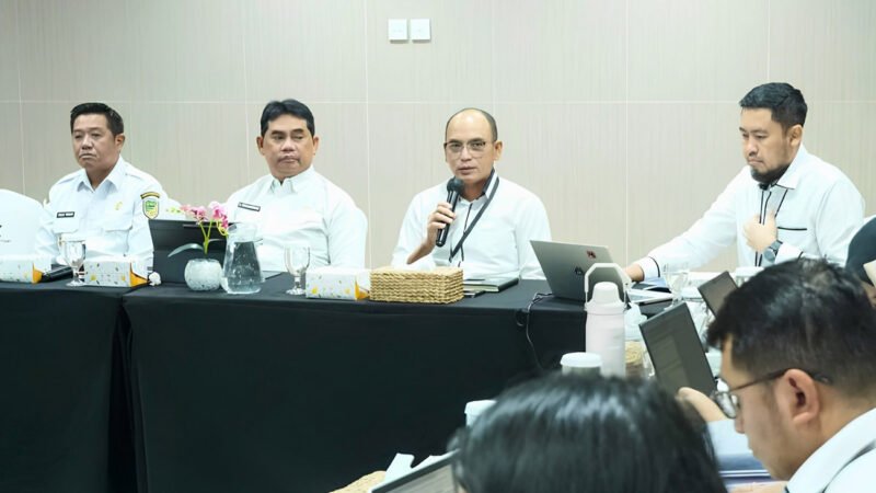 Bupati Barito Utara Pimpin Rakor Pemantauan dan Evaluasi Perbaikan Tata Kelola Pemerintahan Bersama KPK RI