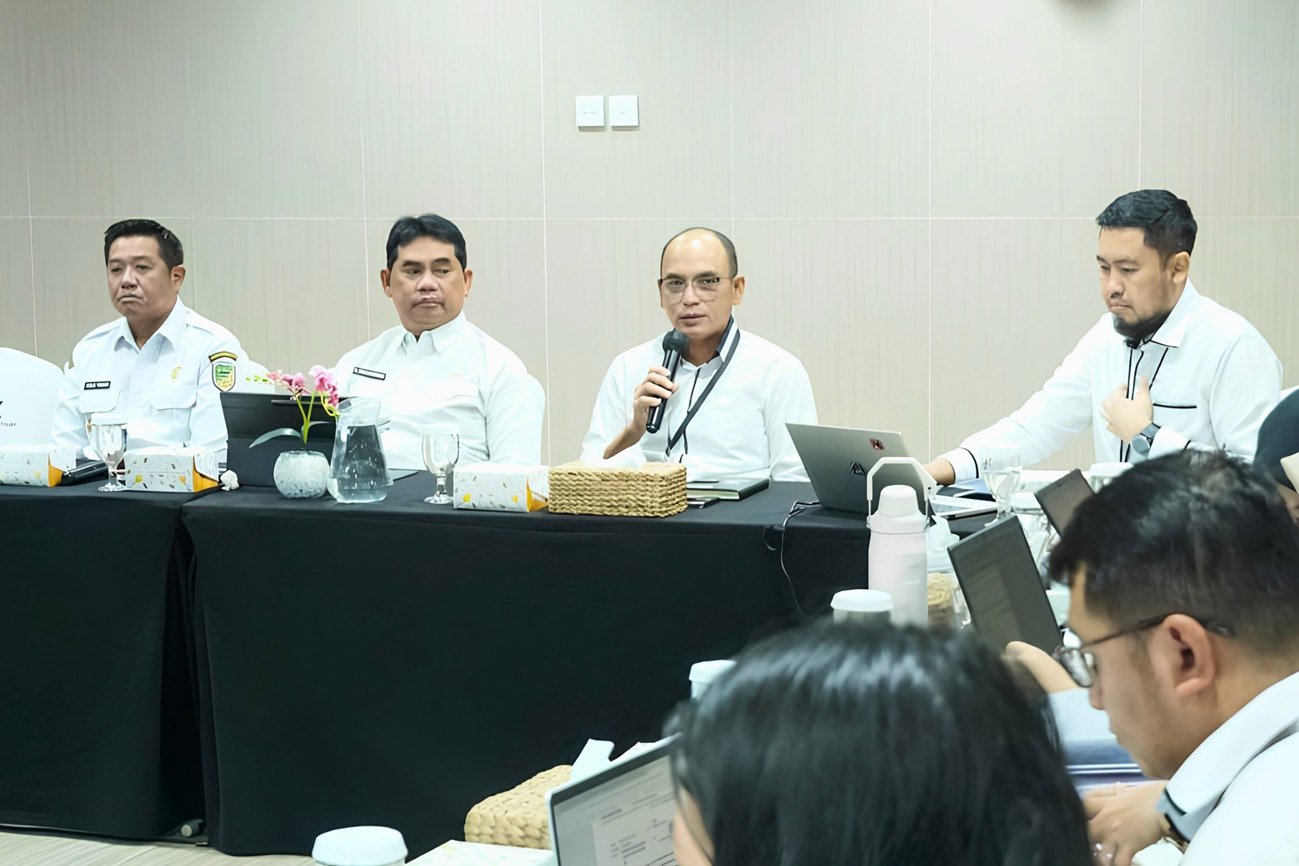 Bupati Barito Utara Pimpin Rakor Pemantauan dan Evaluasi Perbaikan Tata Kelola Pemerintahan Bersama KPK RI
