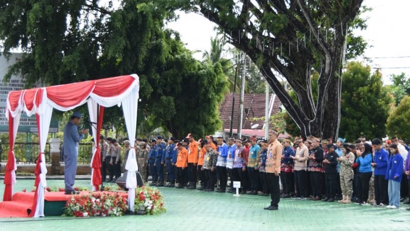 Sekda Pimpin Apel Peringatan Harjad ke-69 Kalteng dan Harkitnas ke-118 Tingkat Kabupaten Barito Utara