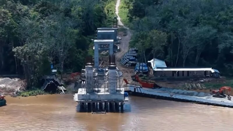 Tim Teknis dan Gabungan Tinjau Pembangunan Jembatan Sikan – Tumpung Laung