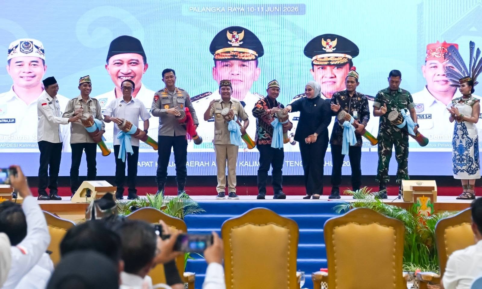 Buka Rakerda APDESI Kalteng, Gubernur Dorong Desa Kembangkan Inovasi dan Optimalkan Potensi Lokal