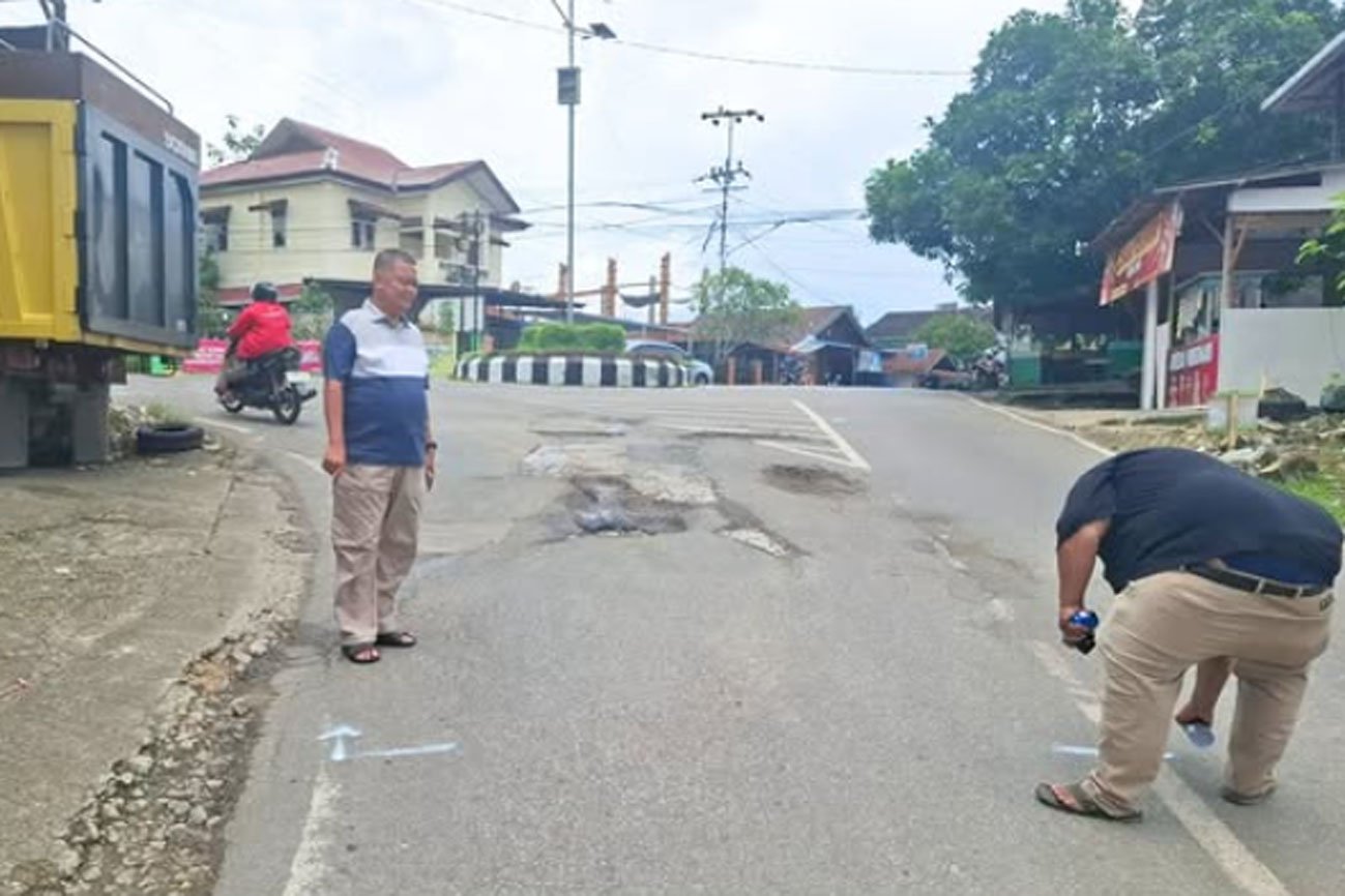 Dukung Kelancaran Mobilitas Masyarakat, PUPR Barito Utara Akan Segera Perbaiki Ruas Jalan Sudirman