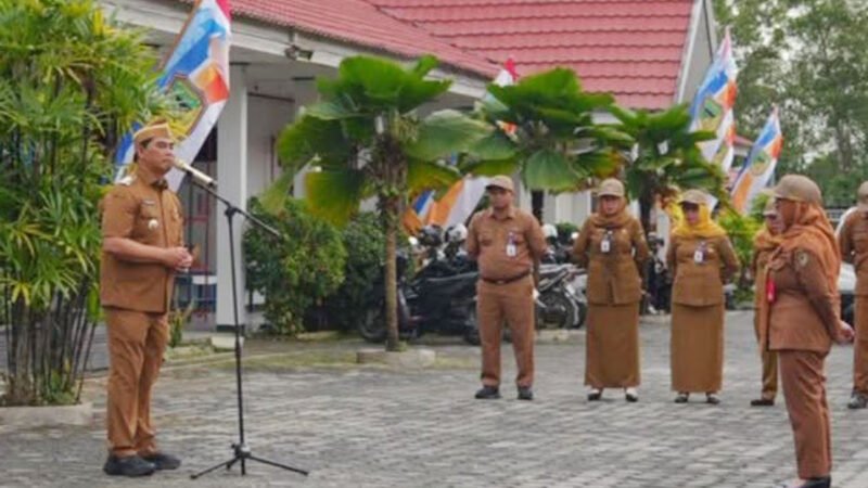 Pimpin Apel Pagi, Bupati Barito Utara Tekankan Disiplin dan Profesionalisme