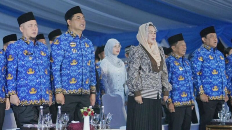 Bupati Beri Dukungan Kafilah Barito Utara pada Pembukaan MTQ Ke VIII KORPRI di Puruk Cahu