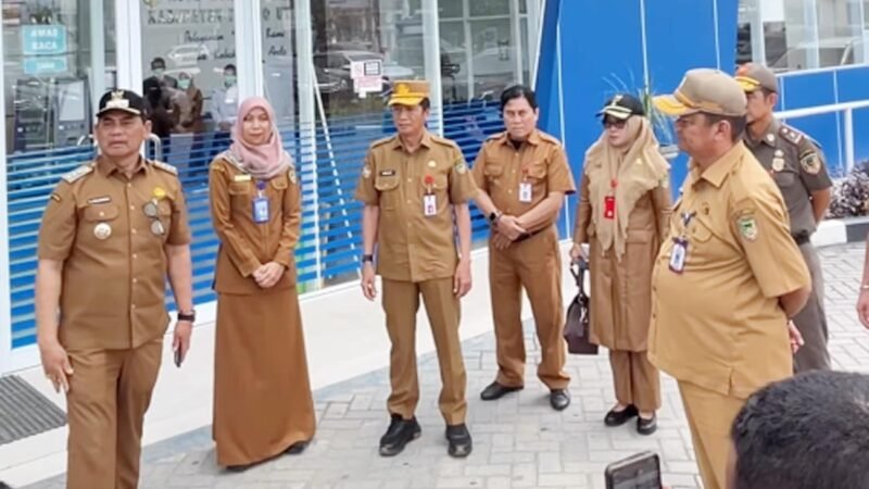 Bupati H. Shalahuddin dan Jajaran Pemkab Barito Utara Tinjau RSUD Muara Teweh