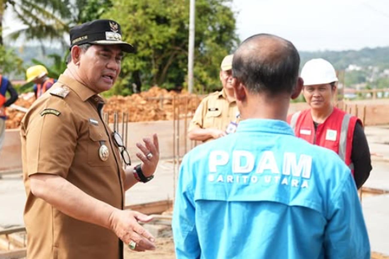 Hadapi Musim Kemarau, Bupati Barito Utara Tinjau IPA Pastikan Penyaluran Air Bersih Berjalan Optimal