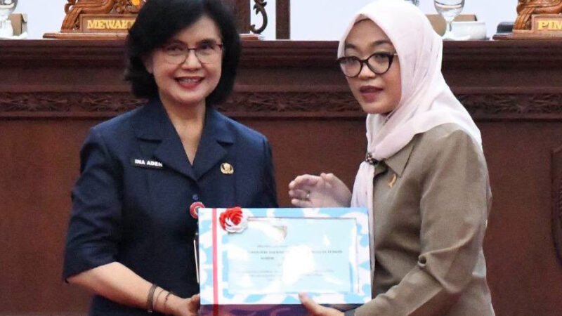 DPRD Terima Naskah Raperda Pertanggungjawaban APBD Tahun 2025 dari Pemprov Kalteng