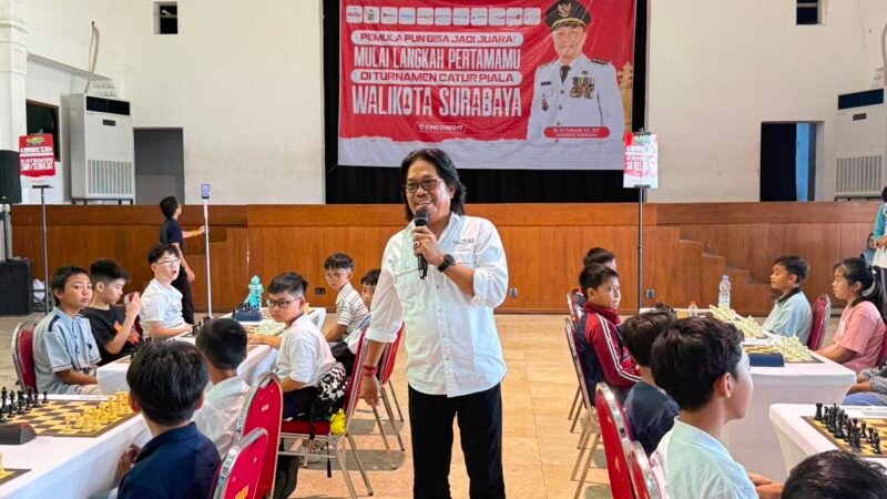 Budi Leksono Apresiasi Tournamen Catur Piala Wali Kota, Berharap Kevakuman Percasi Surabaya Segera Berakhir