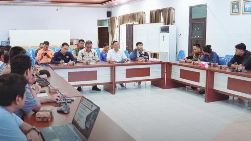 Dinas PUPR Barito Utara Gelar PCM Pembangunan Jembatan Sikan – Tumpung Laung