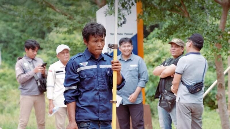 PUPR Barito Utara Lakukan Rekayasa Lapangan Pada Pekerjaan Pembangunan Jembatan Islamic Center