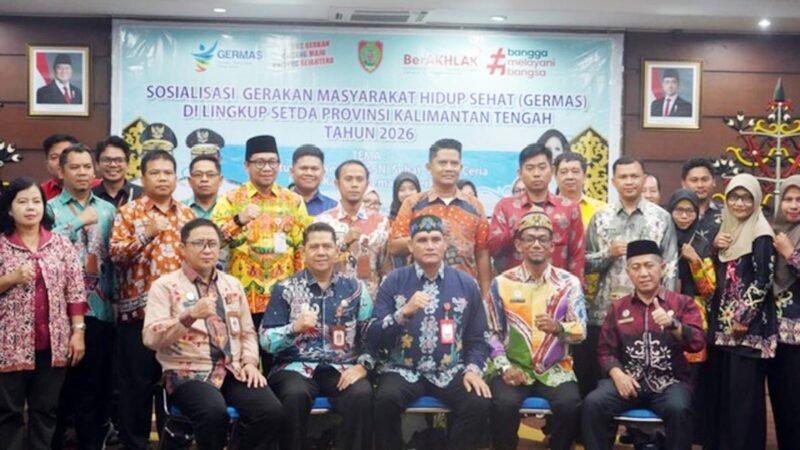 Sosialisasi GERMAS di lingkup Setda Kalteng 2026