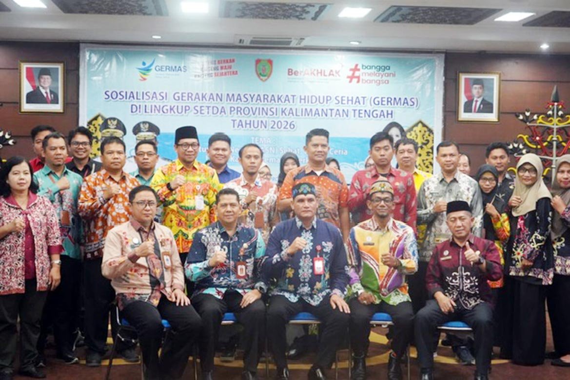 Sosialisasi GERMAS di lingkup Setda Kalteng 2026