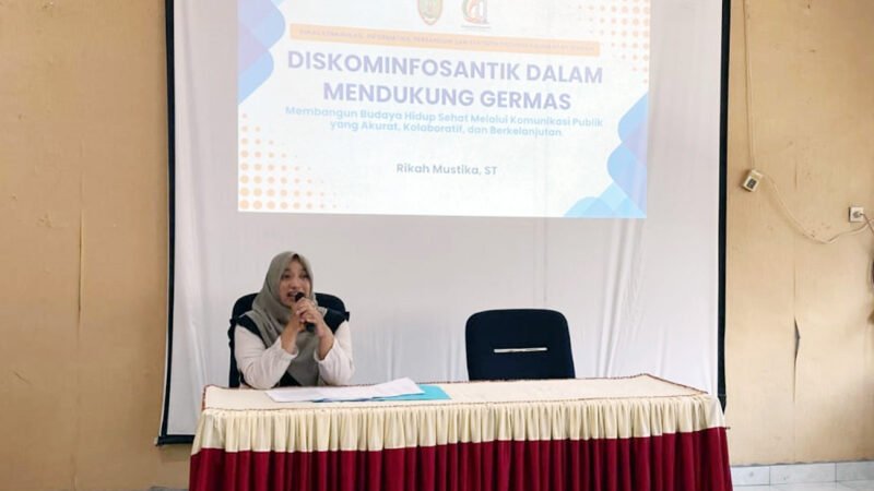 Komitmen Diskominfosantik Kalteng Dukung Kampanye GERMAS Melalui Komunikasi Publik dan Literasi Digital