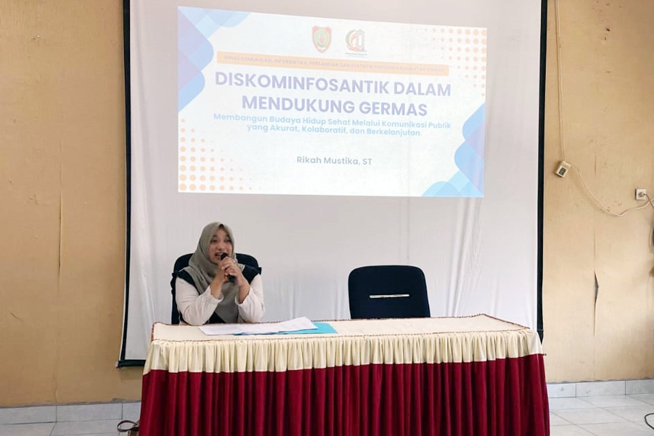 Komitmen Diskominfosantik Kalteng Dukung Kampanye GERMAS Melalui Komunikasi Publik dan Literasi Digital