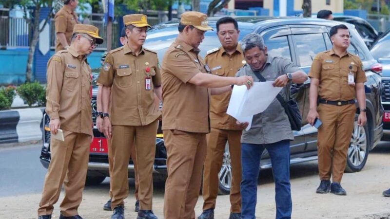Bupati Barito Utara Tinjau Pembangunan Strategis Tekankan Percepatan Infrastruktur