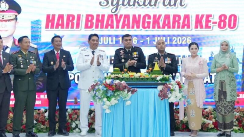 Bupati Barito Utara Shalahuddin Hadiri Ramah Tamah Peringatan Hari Bhayangkara ke-80