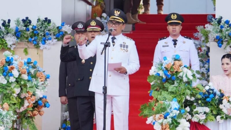 Bupati Shalahuddin Sampaikan Amanat Presiden Pada Upacara Peringatan Hari Bhayangkara ke-80
