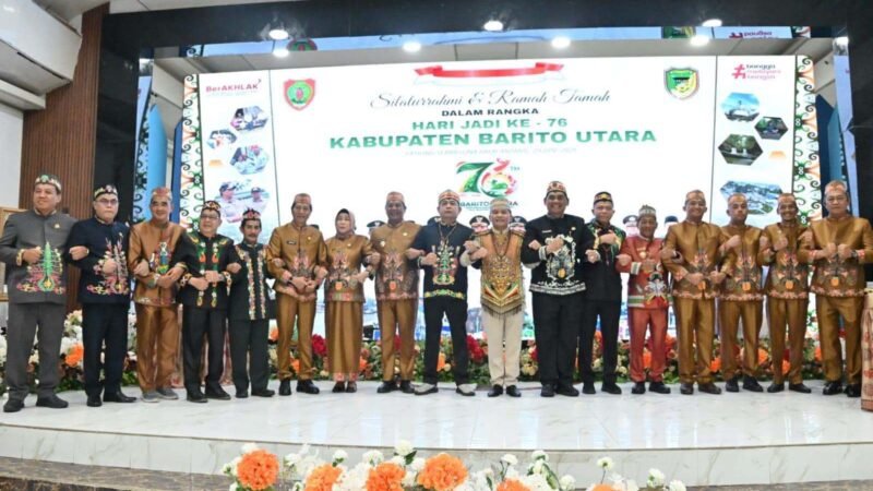 Gubernur Kalteng Hadiri Acara Ramah Tamah Usai Pimpin Upacara Peringatan Hari Jadi Ke-76 Kabupaten Barito Utara