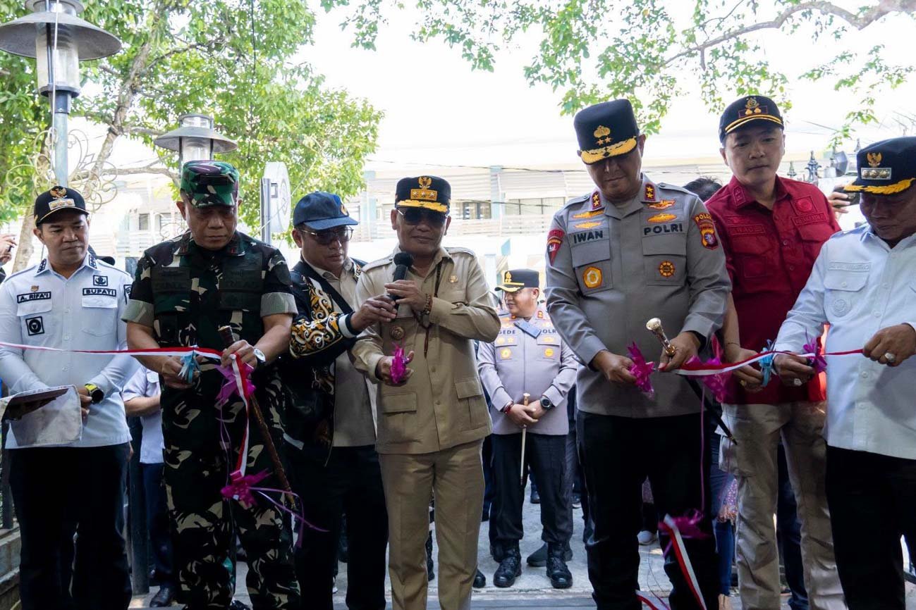 Gubernur Kalteng Launching Pembangunan Dermaga Waterfront City di Kapuas
