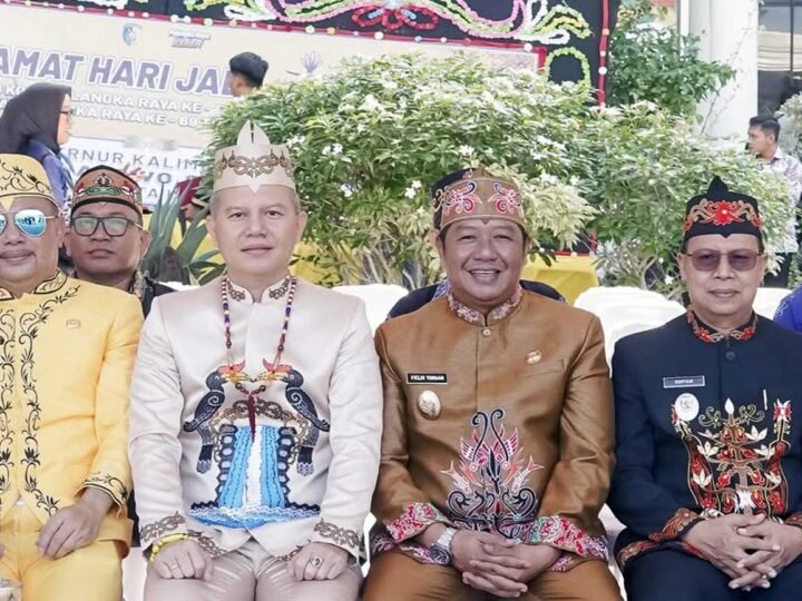Wakil Bupati Barito Utara Hadiri Upacara Peringatan Hari Jadi Pemerintah Kota dan Kota Palangka Raya