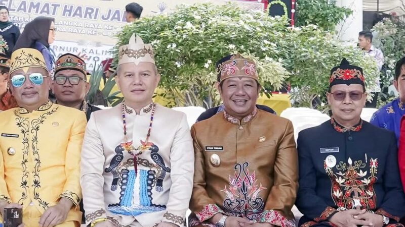 Wakil Bupati Barito Utara Hadiri Upacara Peringatan Hari Jadi Pemerintah Kota dan Kota Palangka Raya