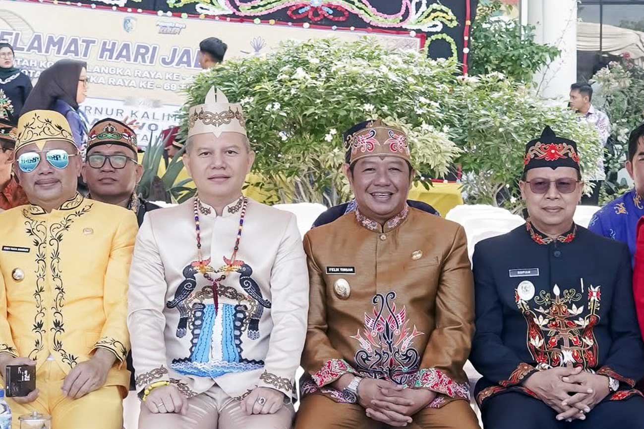 Wakil Bupati Barito Utara Hadiri Upacara Peringatan Hari Jadi Pemerintah Kota dan Kota Palangka Raya