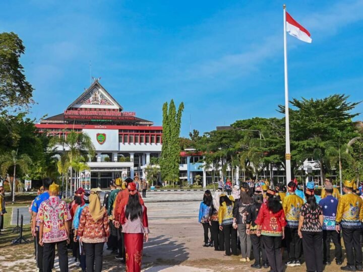 Upacara Peringatan HAN, Sekda Kalteng Tekankan Perlindungan Anak sebagai Tanggung Jawab Bersama