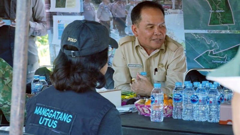 Gubernur Kalteng Pantau Posko Penanganan Siaga Karhutla di Pulang Pisau