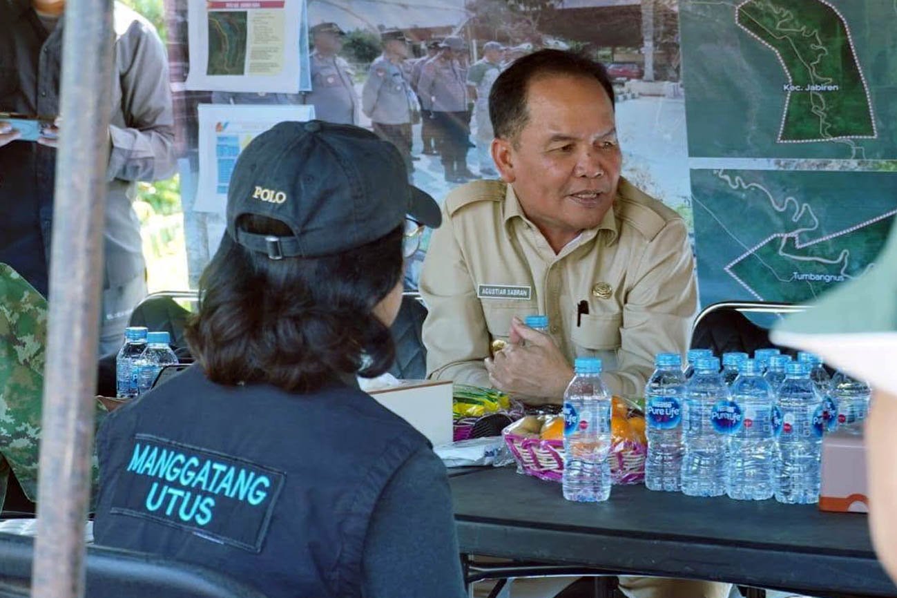 Gubernur Kalteng Pantau Posko Penanganan Siaga Karhutla di Pulang Pisau