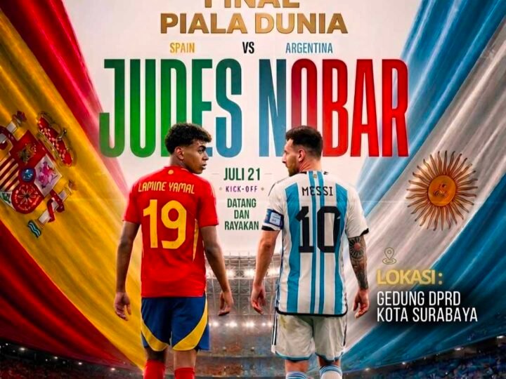 Bangkitkan Semangat Olah Raga, Judes Gelar Nobar Laga Final Piala Dunia 2026