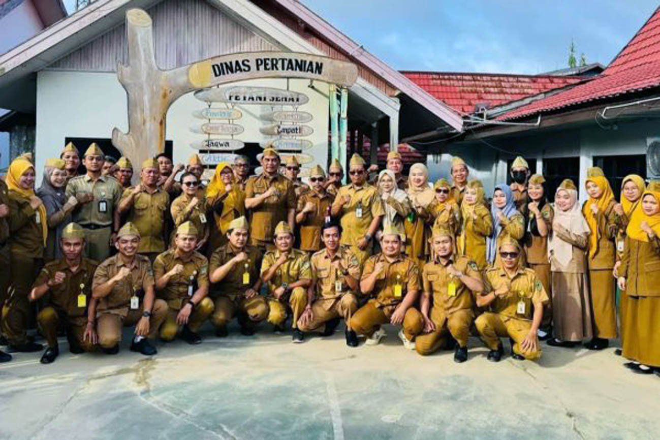 Komitmen Distan Barito Utara Dukung Program Bupati Terkait Penyediaan Sapras Pertanian, Pengadaan Pupuk Serta Penyaluran Alsintan