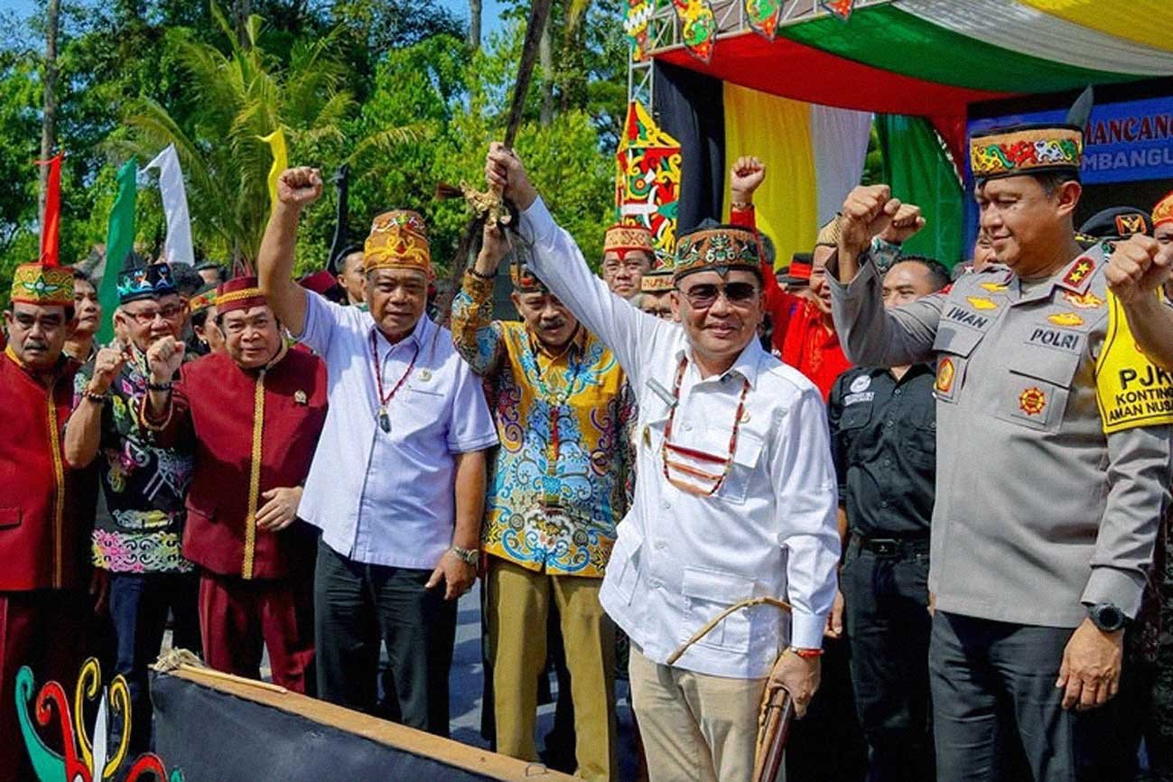 Gubernur Tegaskan Pembangunan Huma Betang Sebagai Bentuk Perkuat Identitas Budaya Dayak