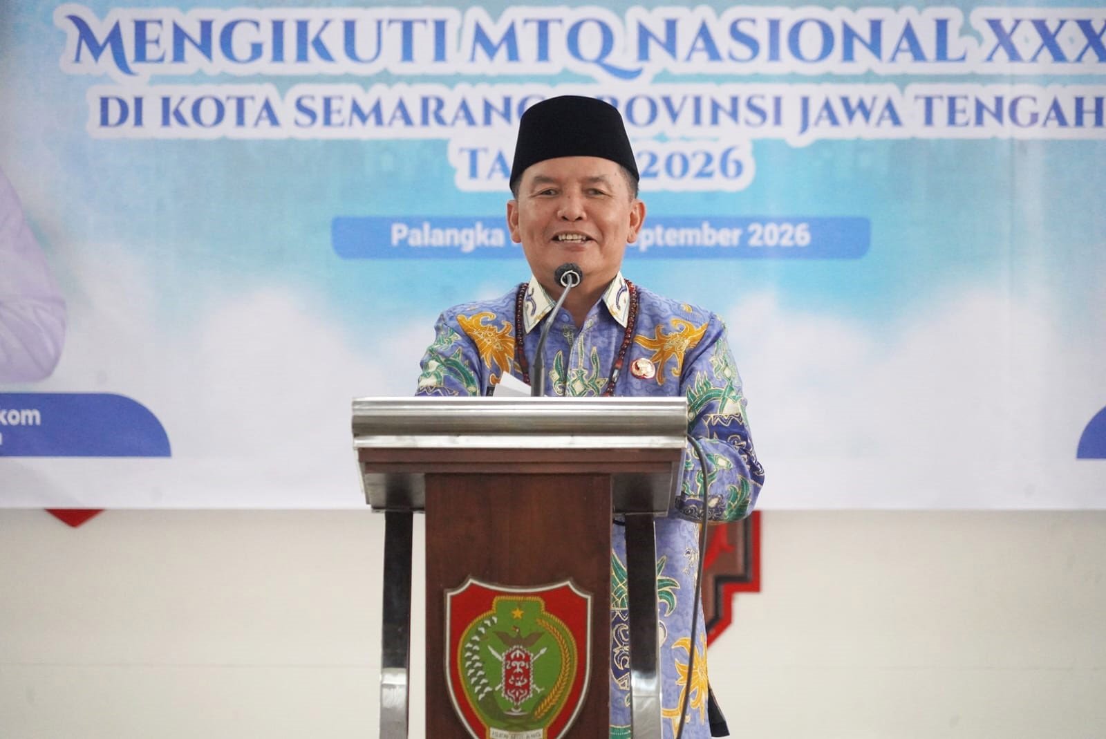 50 Peserta Bawa Nama Kalteng di MTQH Nasional XXXI, Gubernur Agustiar Titip Pesan