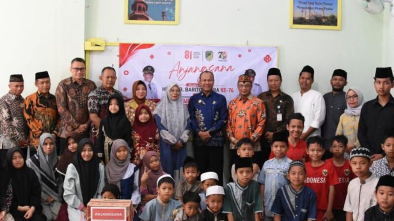 Sambut HUT RI ke-81, Pemkab Barito Utara Berbagi Kasih ke Panti Asuhan dan Rumah Tahfiz