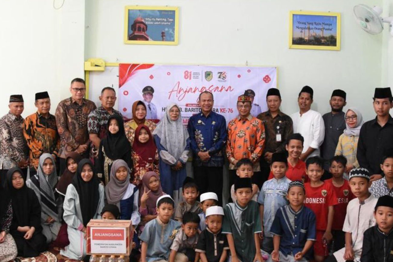 Sambut HUT RI ke-81, Pemkab Barito Utara Berbagi Kasih ke Panti Asuhan dan Rumah Tahfiz