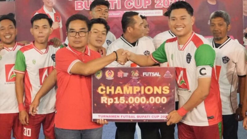 Dinas Pendidikan Kampiun Bupati Cup 2026, Ajang Olahraga Jadi Momentum Perkuat Sinergi