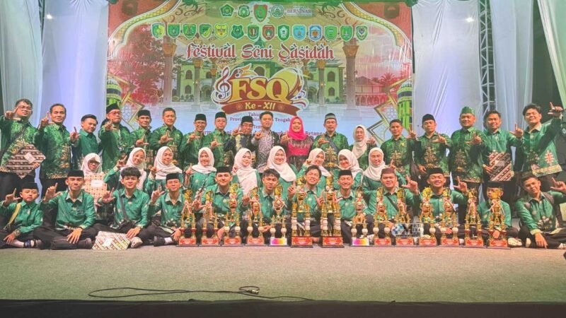 Murung Raya Raih Juara Umum III FSQ XII Kalteng, Jadi Motivasi Pengembangan Seni Islami