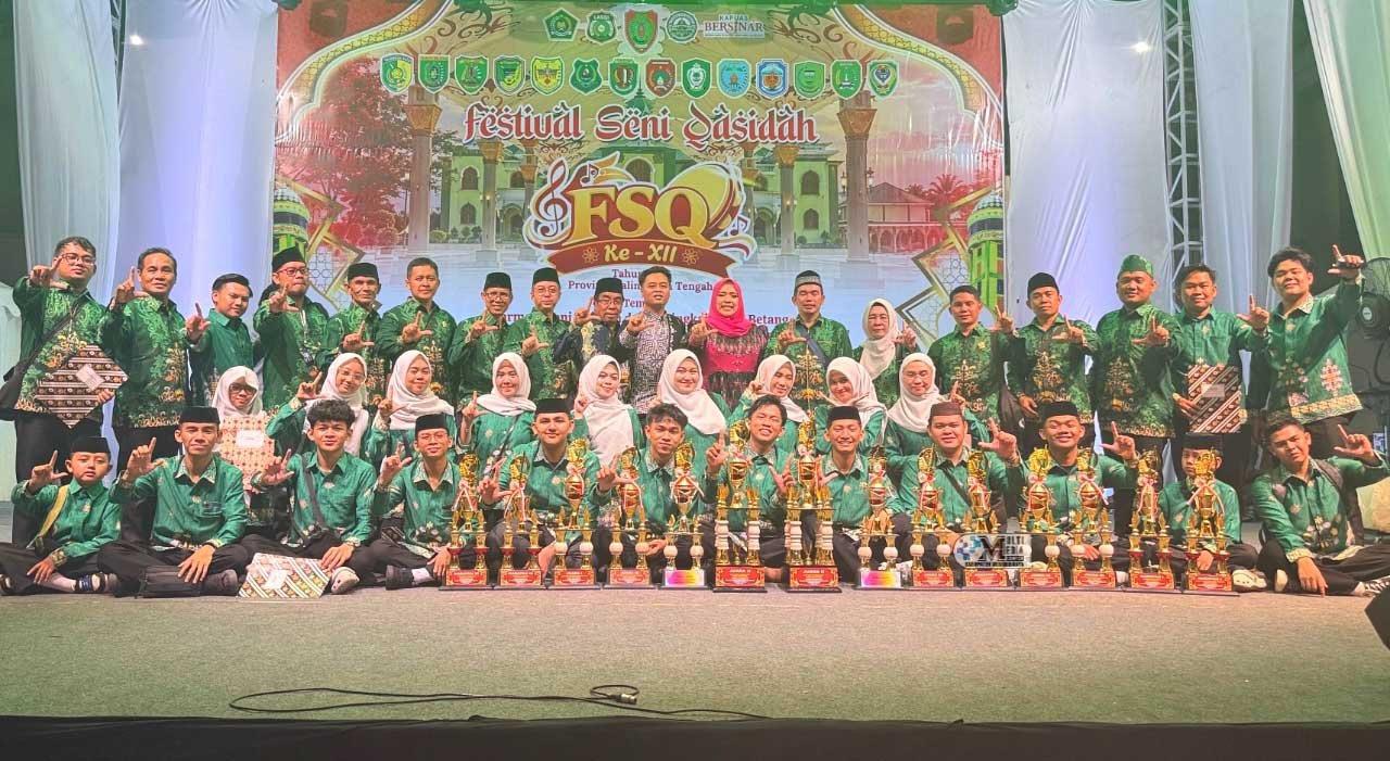Murung Raya Raih Juara Umum III FSQ XII Kalteng, Jadi Motivasi Pengembangan Seni Islami